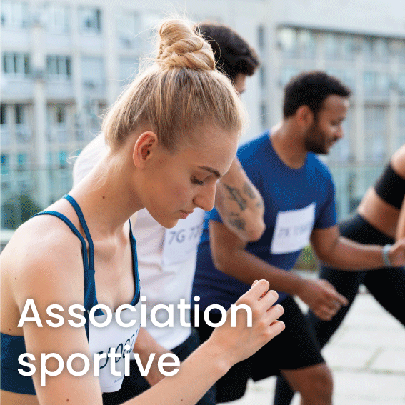 Participant qui court pour une cause