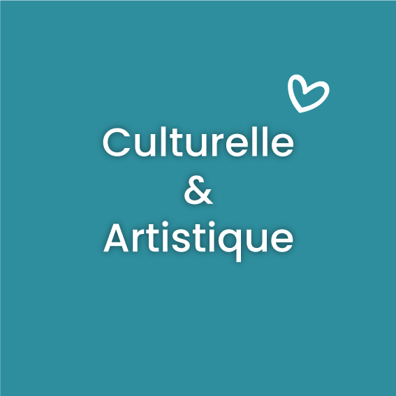 Illustration graphique qui mentionne culturelle et artistique