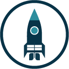 Icône d'ampoule symbolisant une idée intelligente