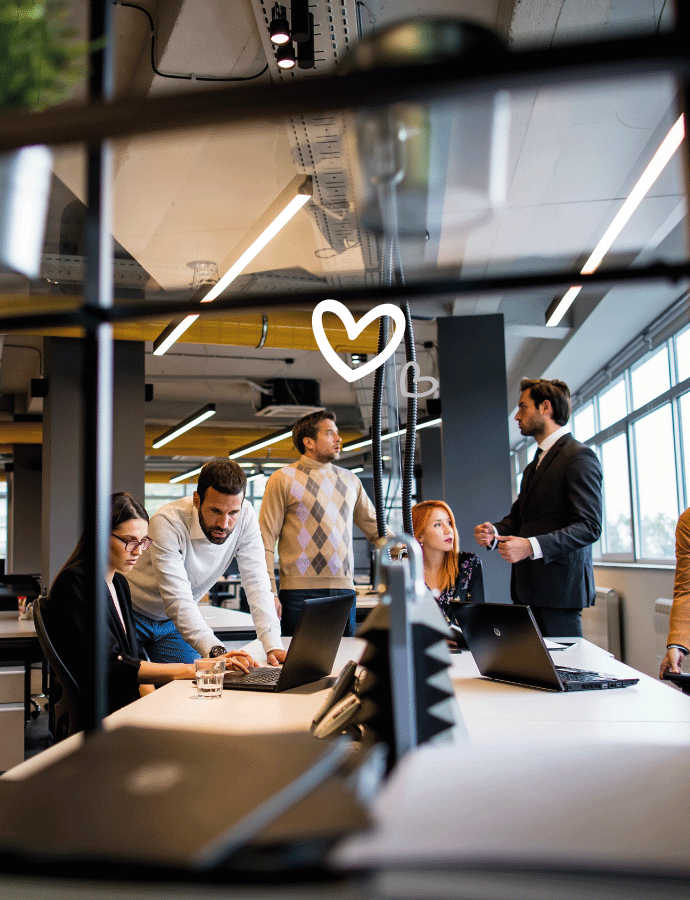 Illustration représentant un apporteur d'affaires